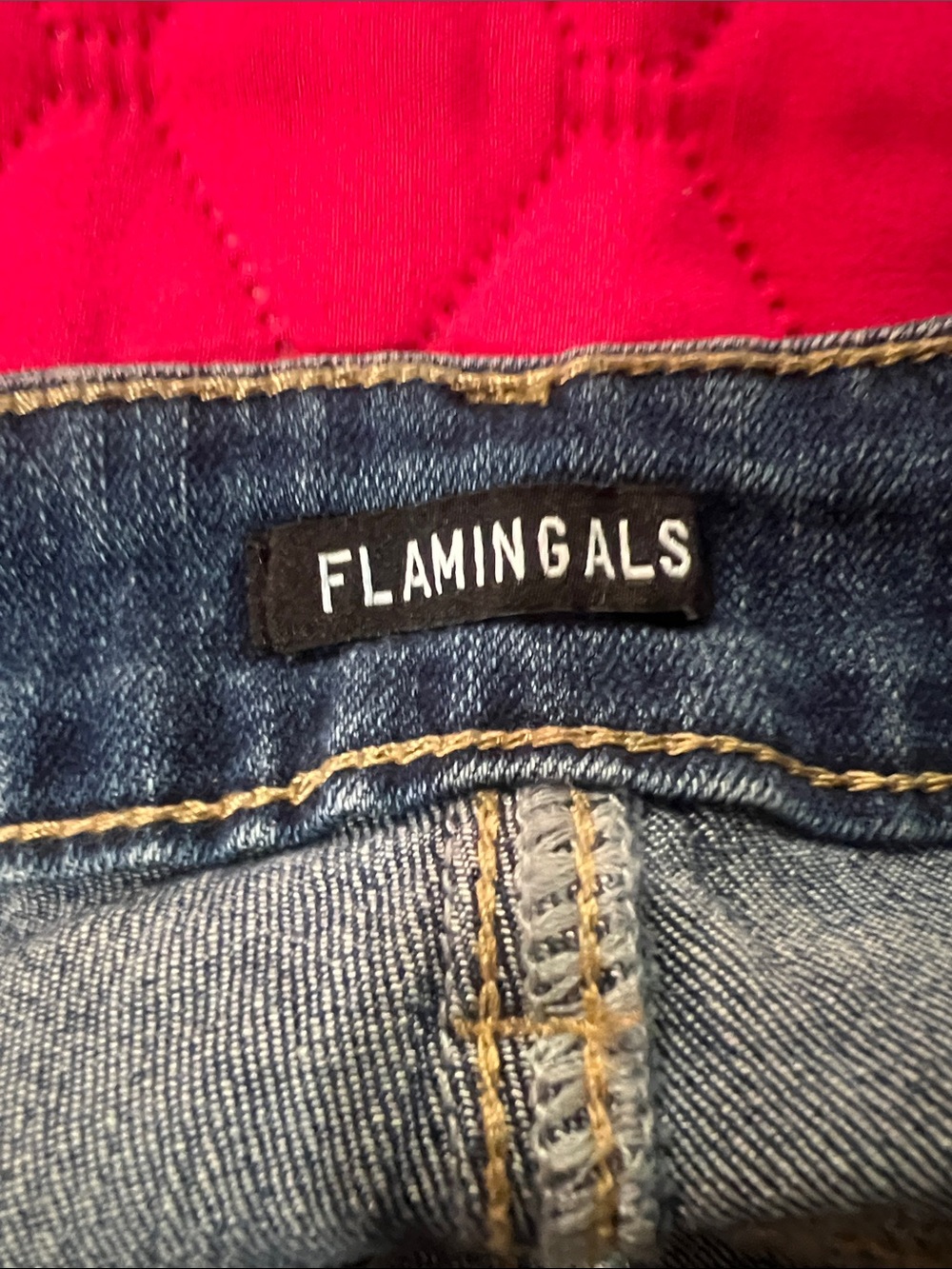 Flamingals Flared Wide-Leg Women's Jeans - Blue NWT - Picture 2 of 10
